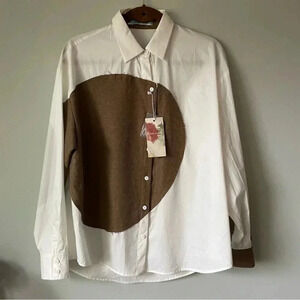 Howl  Studio | Geometric Rough Cut Blouse